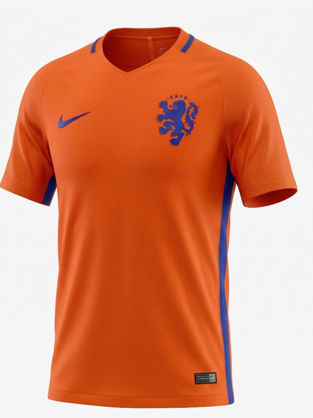 Nike Netherlands 2016/17 Stadium Soccer Jersey XL Orange KNVB